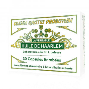 Huile de Haarlem 30 capsules Enrobées Lab. Lefevre