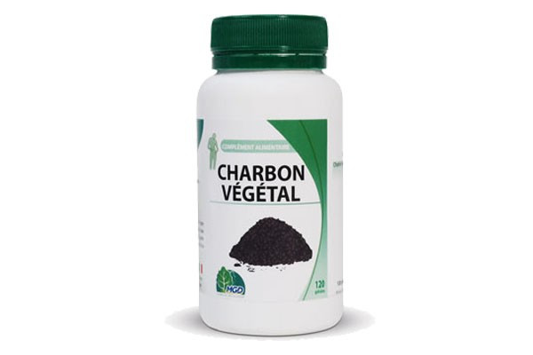 Image charbon végétal  Complément alimentaire